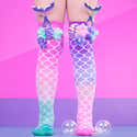 Chaussettes Fantaisie Magic Frills - Taille Unique Enfant/Adulte - Couleur Bleu, Design Volants Et Joyeux - 4