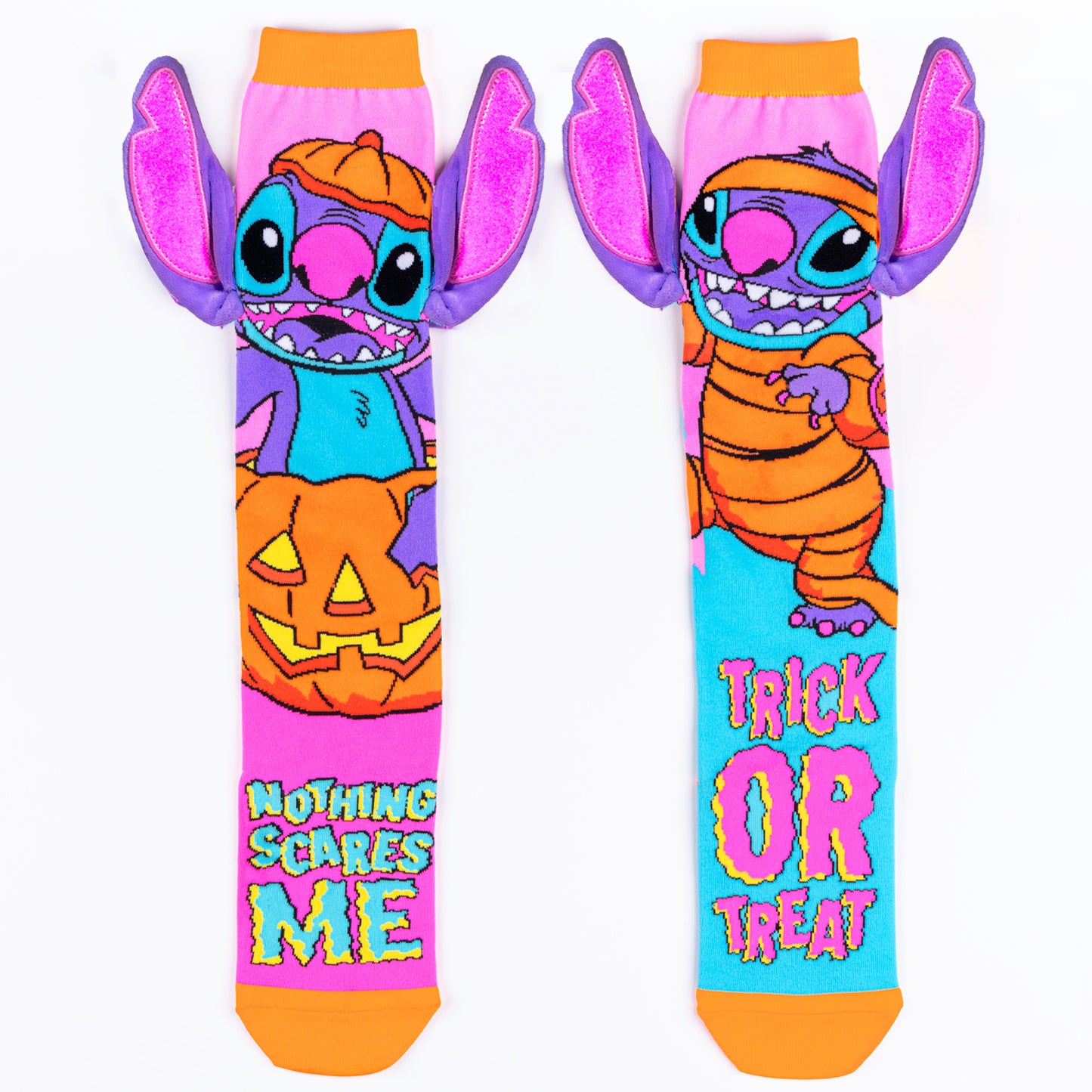 STITCH NEON HALLOWEEN SOCKS