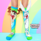 Bugs Bunny and Taz novelty socks featuring plush bunny ears, 3D arms, and colorful playful design.