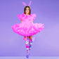 Cute ballerina bunny character socks with soft pastel colors, fluffy 3D details, and playful ballet theme.