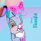 Cute Bambi and Thumper knee high character socks for kids with bright colors and fun design.