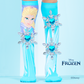 Disney Frozen character socks featuring Elsa with shiny ice gems and sparkly snowflake accents.