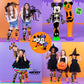 Disney Mickey pumpkin Halloween socks featuring skeleton character, bright colors, and glow in the dark design