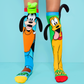 Disney Mickey and Friends Pluto and Goofy socks with bright cartoon graphics and playful design.