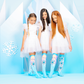 Elsa character socks with bright Frozen-inspired colors and sparkly snowflake details.