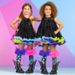 Funky frill novelty socks with vibrant colors and fun playful design for everyday wear.