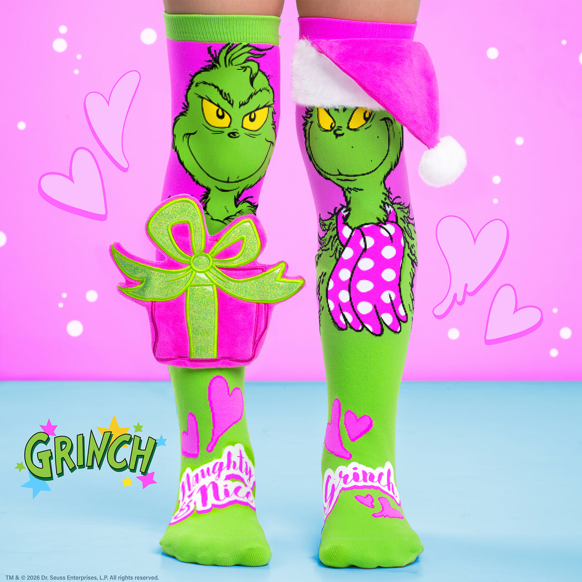 GRINCHY GIFT SOCKS