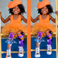Halloween character socks featuring colorful spooky graphics, 3D spiders, and bat wing details.