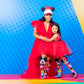 Mickey and Minnie character socks featuring Minnie’s red polka dot bow and playful Disney design.