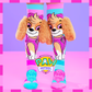 Kids Paw Patrol Skye socks featuring colorful character artwork and fluffy 3D plush ears