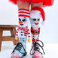 SANTA & SNOWMAN SOCKS