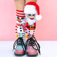 SANTA & SNOWMAN SOCKS