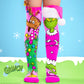 PRETTY GRINCH SOCKS