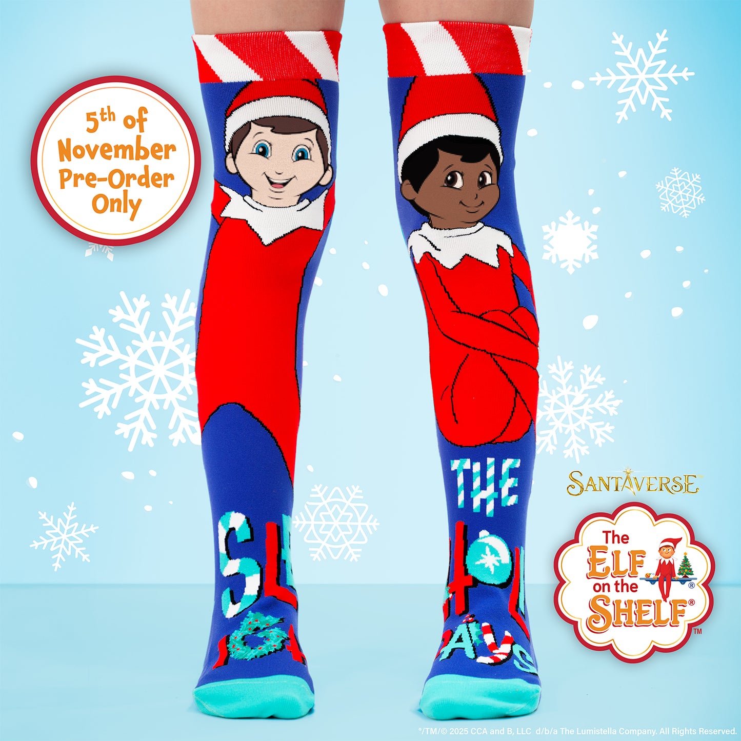 ELF ON THE SHELF SOCKS