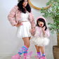 GLITTER BUTTERFLY SHOES - PINK