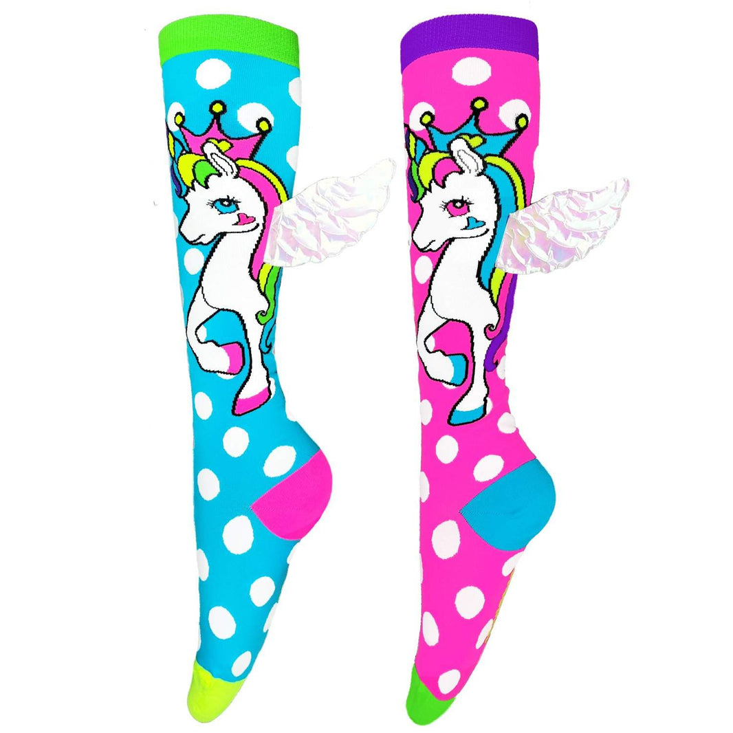 Calze Alte Madmia Colour Run Per Bambini Unisex - Multicolore, 70% Cotone, Morbide E Traspiranti - 6